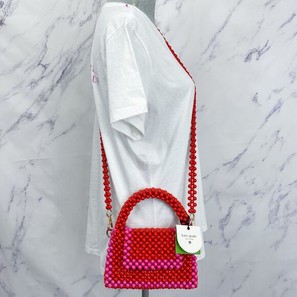 Kate Spade New York x Target | Colorblock Beaded Crossbody Bag | Limited Edition - Picture 1 of 9